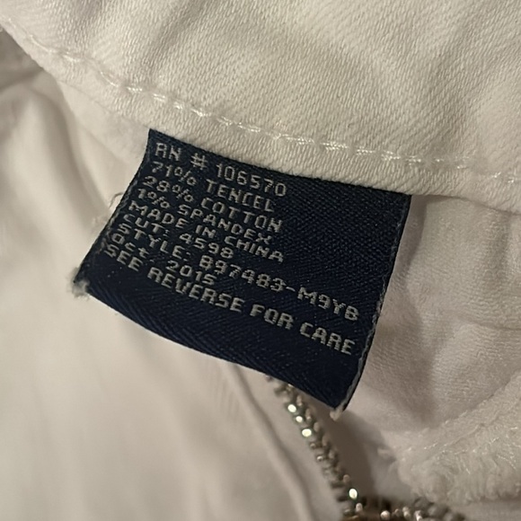 Tractr Blu Girls White Ripped Skinny Jeans Size 26 - Picture 5 of 8